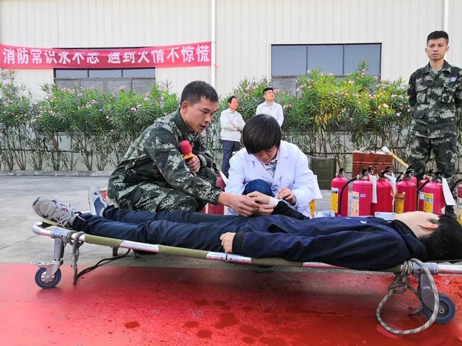 ag贵宾厅全员行动参与2018年度消防应急演练