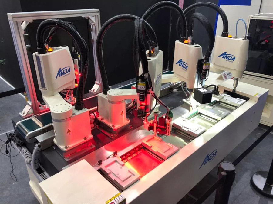 ag贵宾厅坚持自主创新，多部设备首次公开亮相 | 电子制造自动化展报道