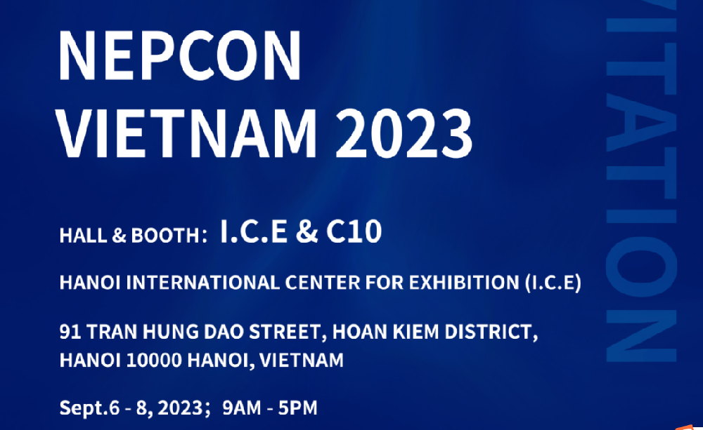 展会预告|ag贵宾厅智能亮相NEPCON VIETNAM 2023